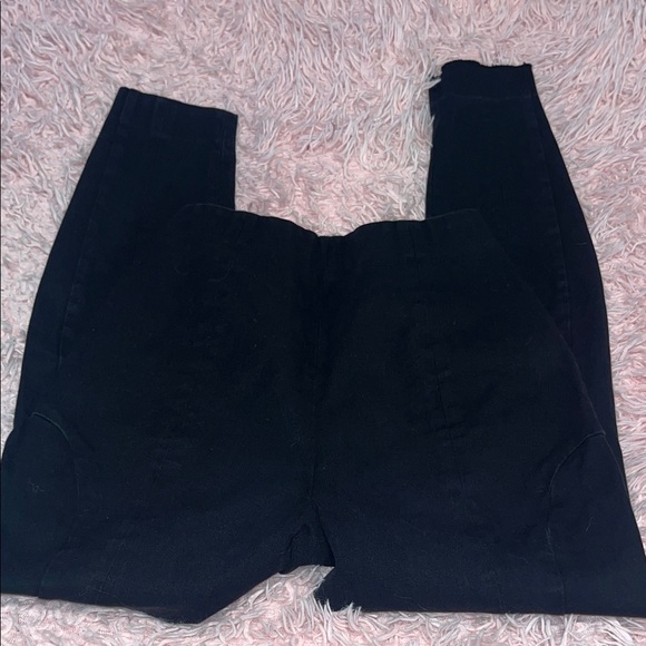 Ted Baker London Black High-Waisted Pants with Button Detail 1 - Picture 4 of 4